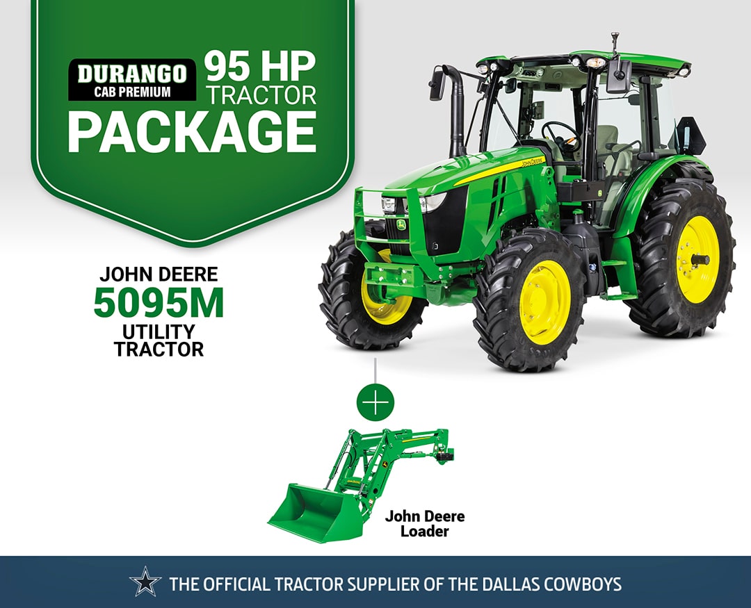 Durango Cab Premium: 5095M (95 hp) Tractor Package Special