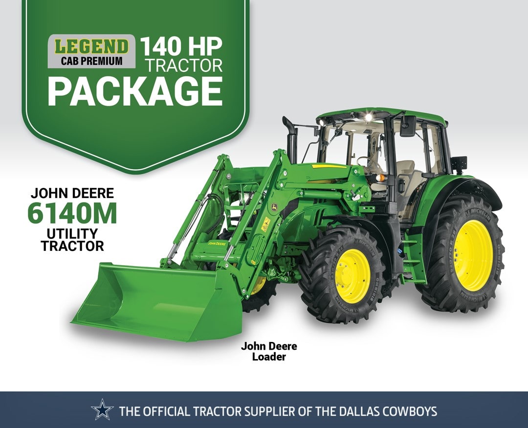 Legend Cab Premium: 6140M (140 hp) Tractor Package Special