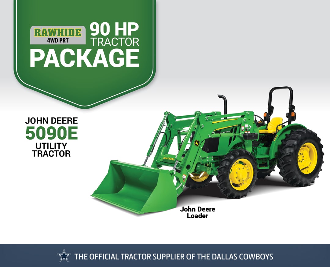 Rawhide 4WD PRT: 5090E (90 hp) Tractor Package Special