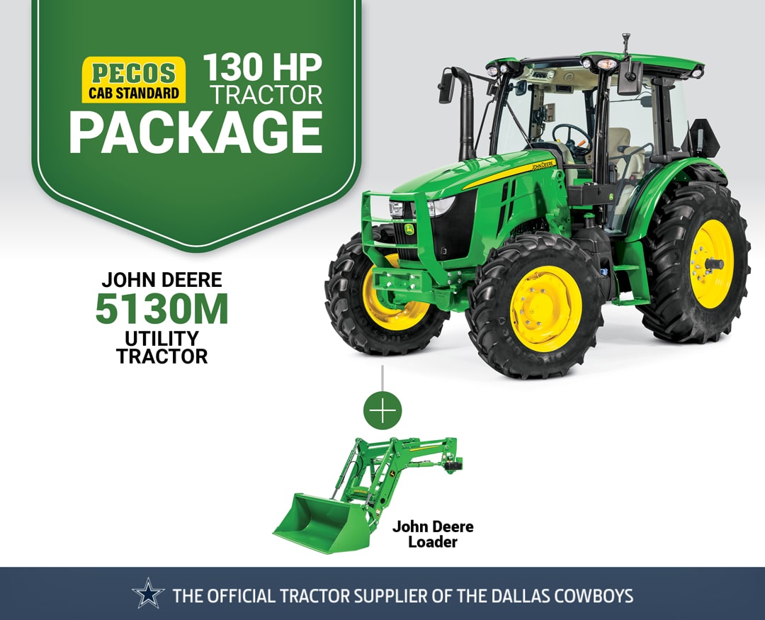 Pecos Cab Standard: 5130M (130 hp) Tractor Package Special