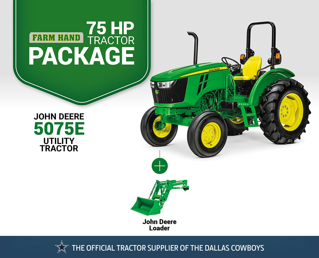 Farm Hand 2WD TSS: 5075E (75 hp*) Tractor Package Special