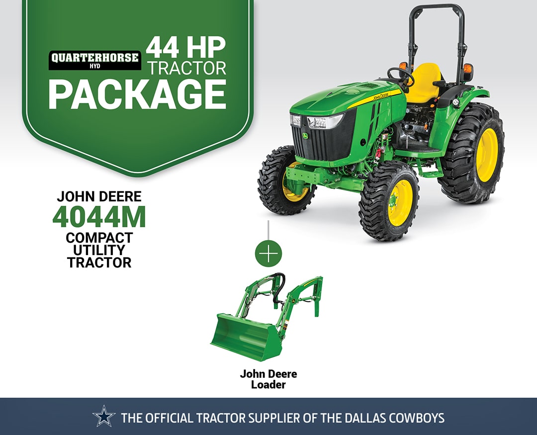 Quarter Horse HYD: 4044M (45 hp*) Tractor Package Special