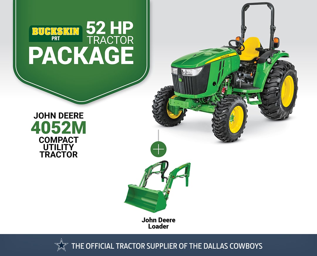 Buckskin PRT: 4052M (52 hp) Tractor Package Special