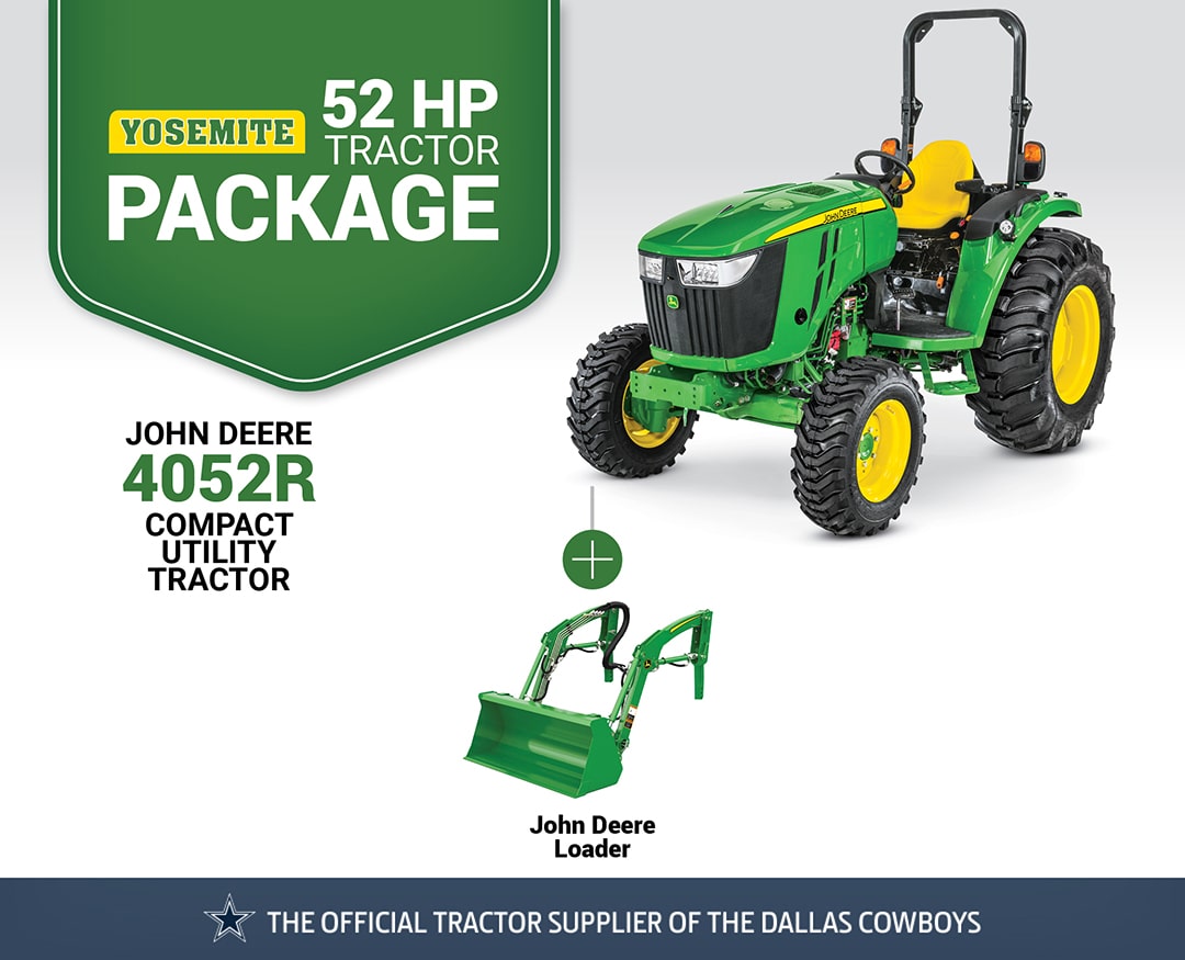 Yosemite: 4052R (52 hp) Tractor Package Special