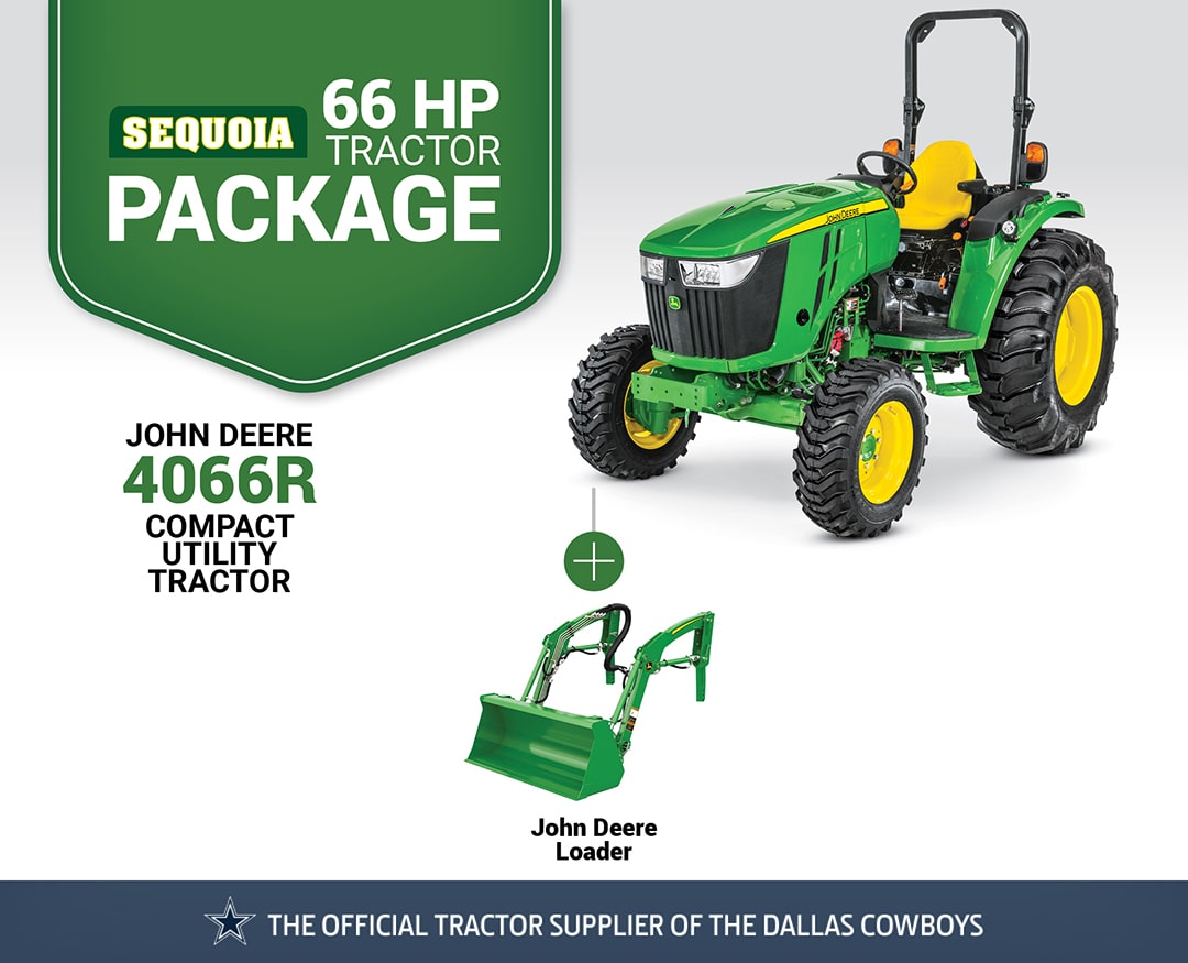 Sequoia: 4066R (66 hp) Tractor Package Special