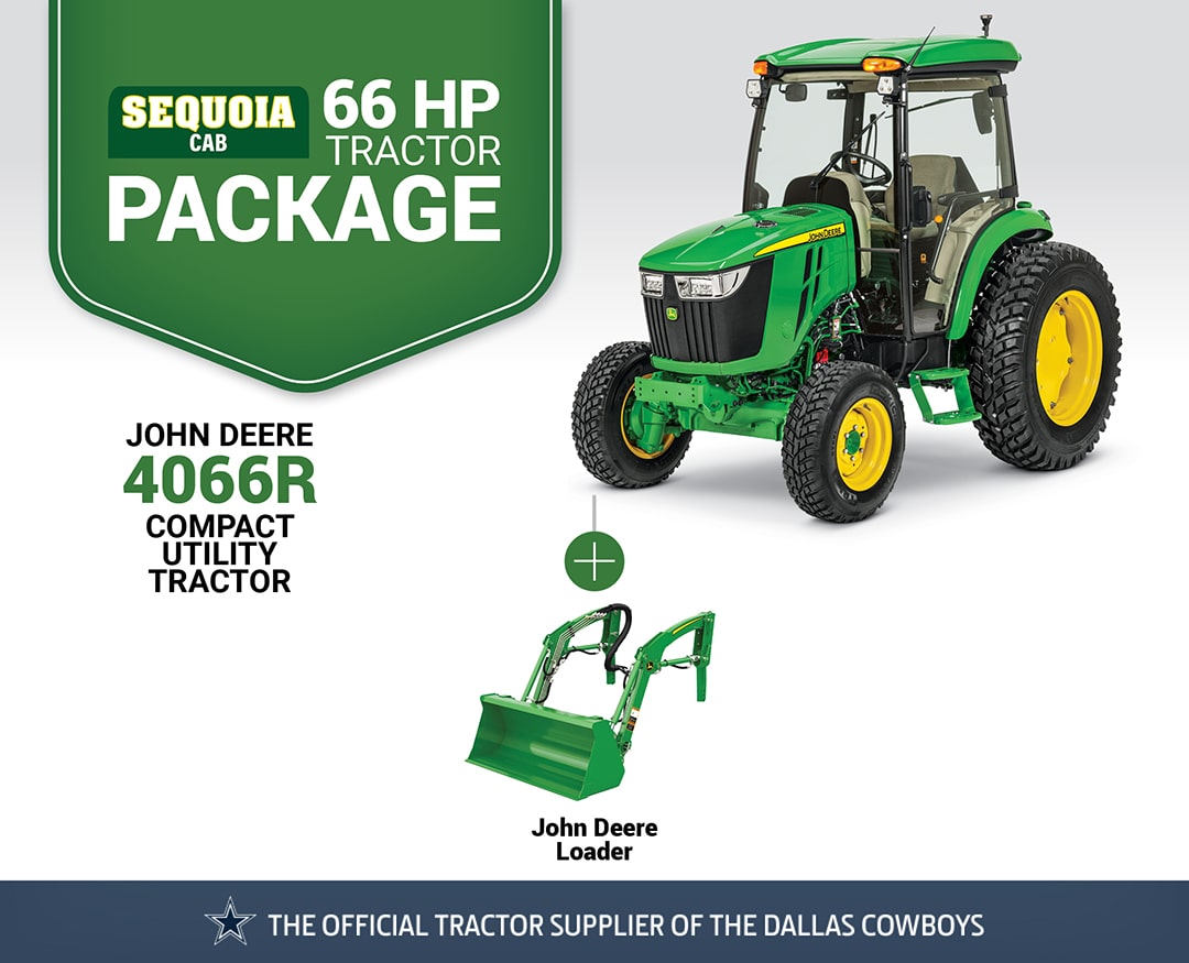 Sequoia Cab: 4066R (66 hp) Tractor Package Special